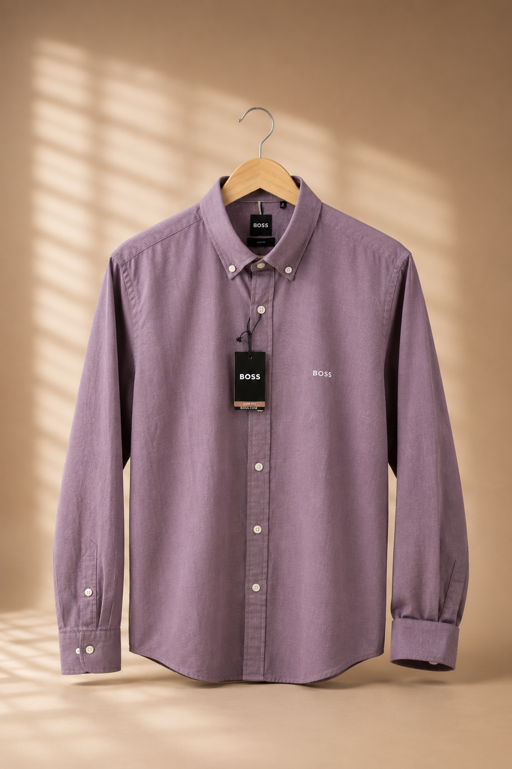 Premium Mauve Button-Down Shirt