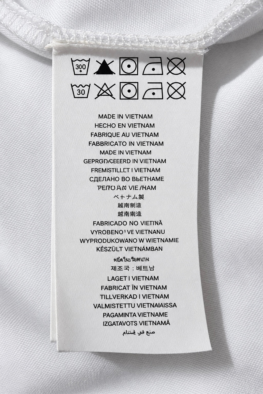 White Monogram Pattern Polo T-Shirt with Contrast Trim