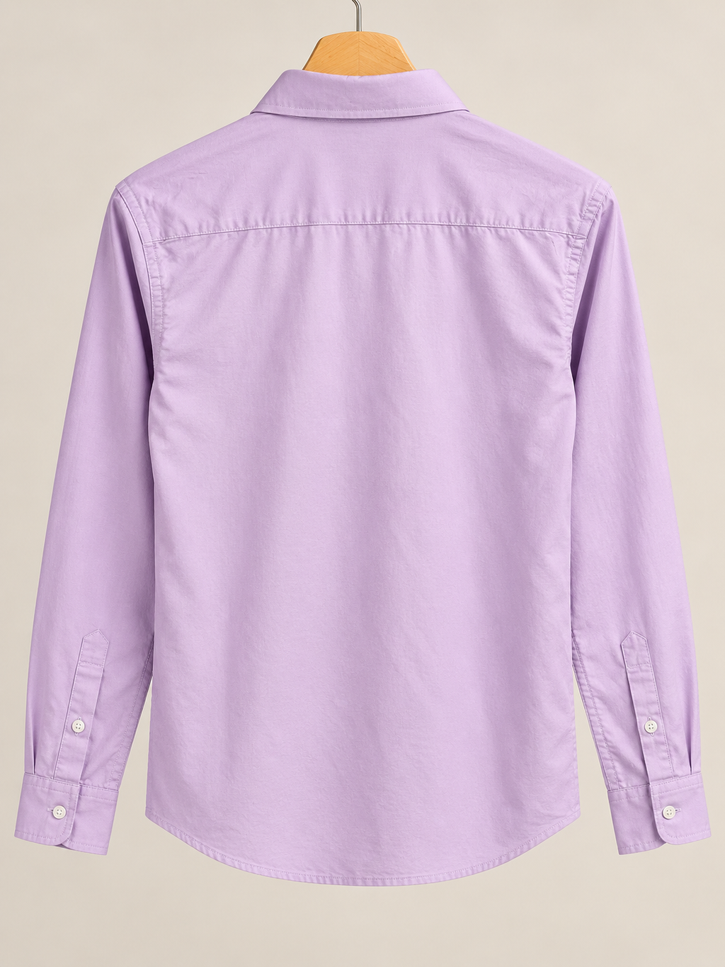 Elegant Lavender Button-Down Shirt