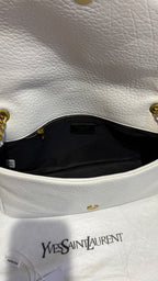 Classic White Quilted Shoulder Bag