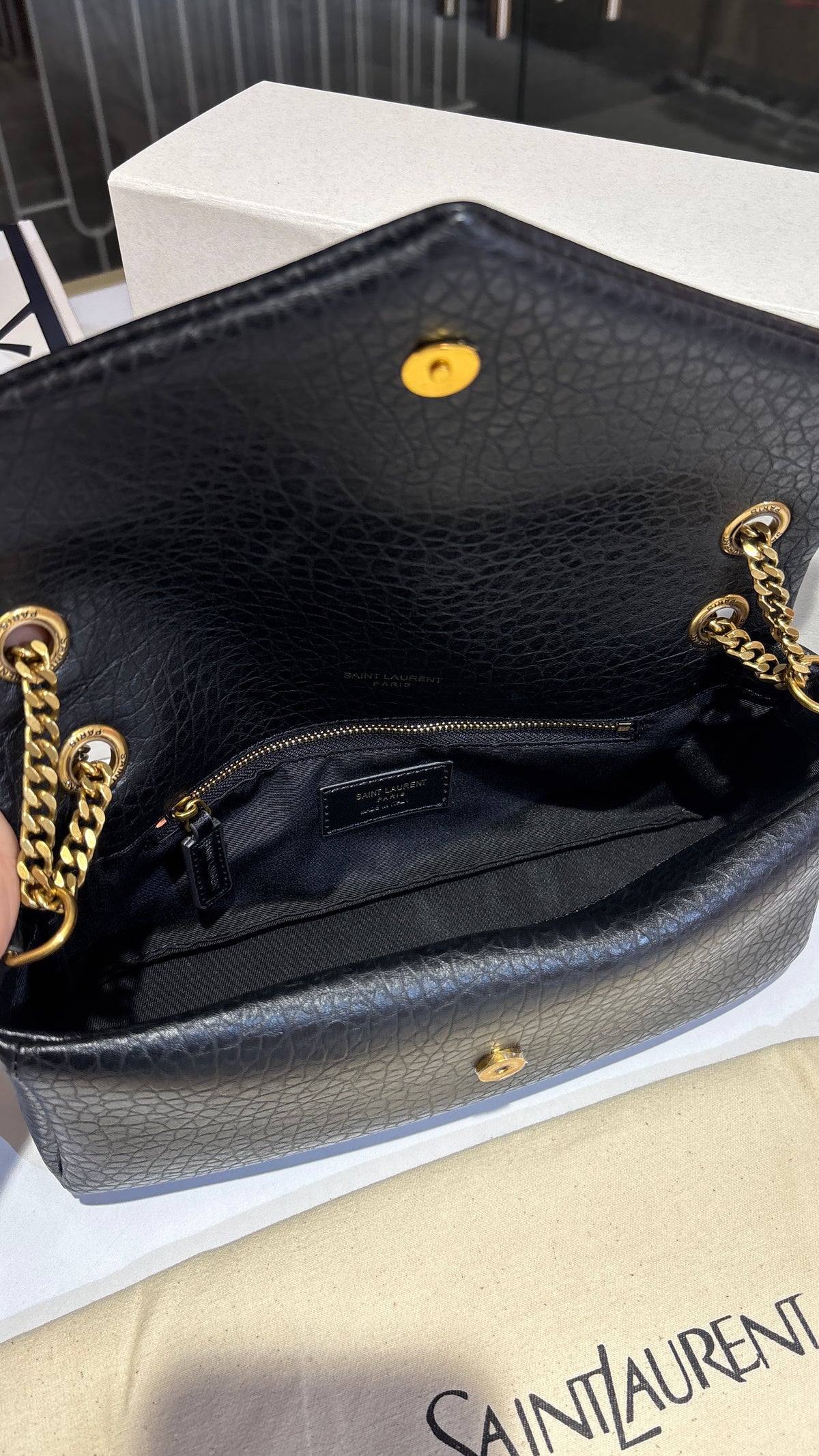 Textured Quilted Shoulder Sling Bag