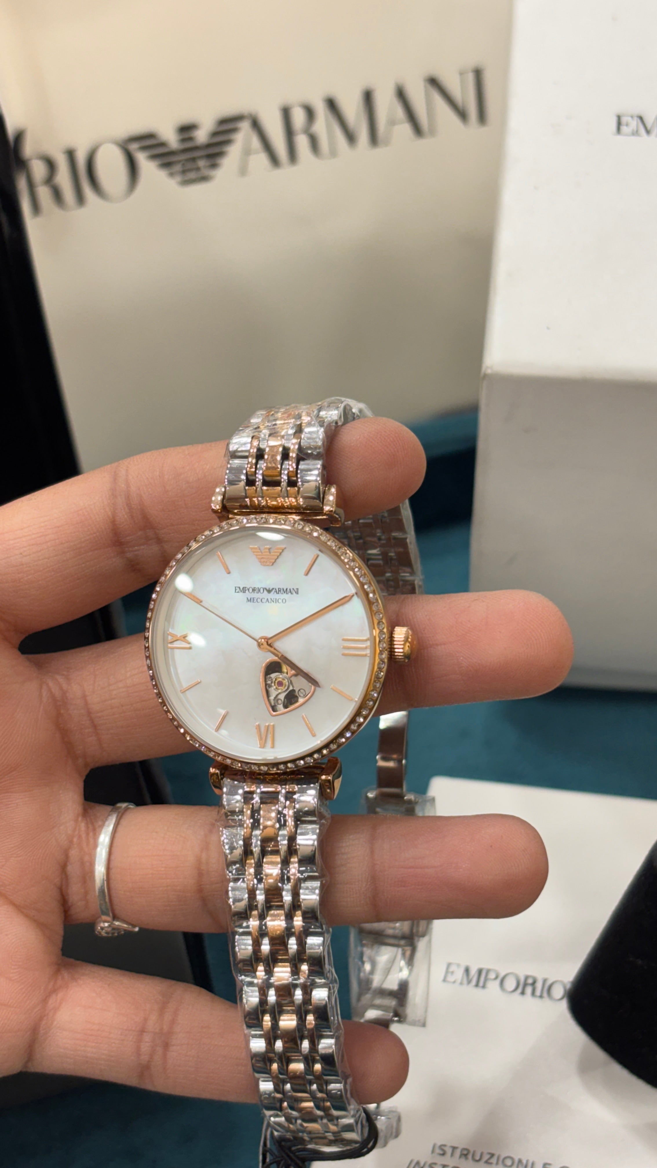 AR60023 Gianni T-Bar Automatic Watch for Women