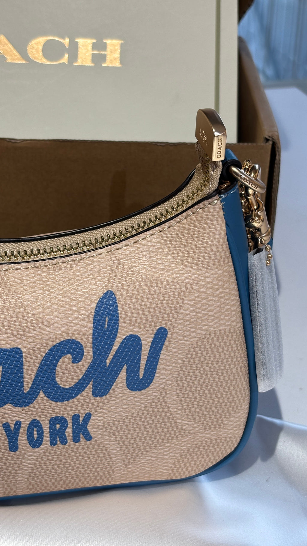 Monogram Shoulder bag with charm