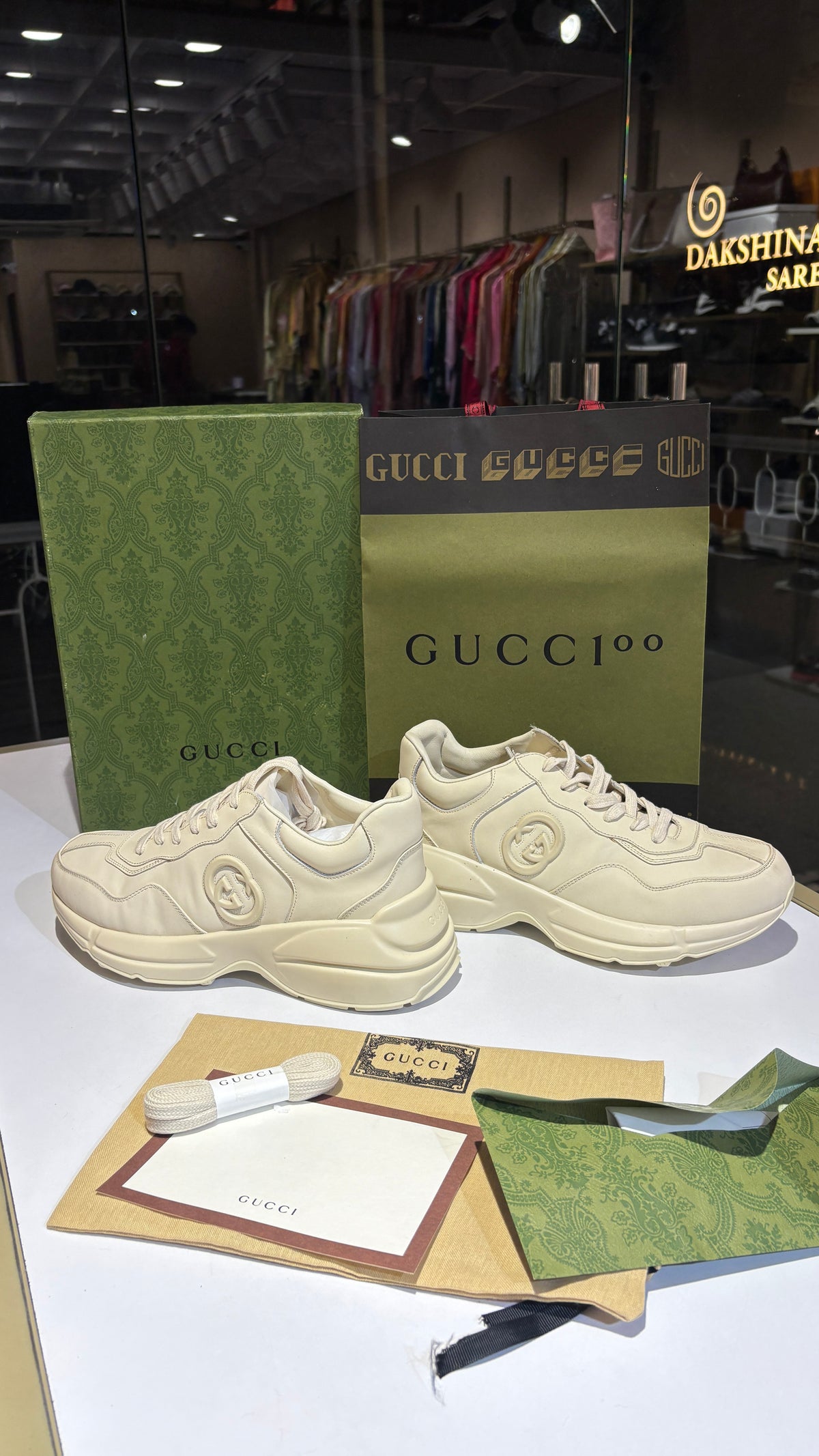 Off-White leather Low-Top Chunky Sneakers