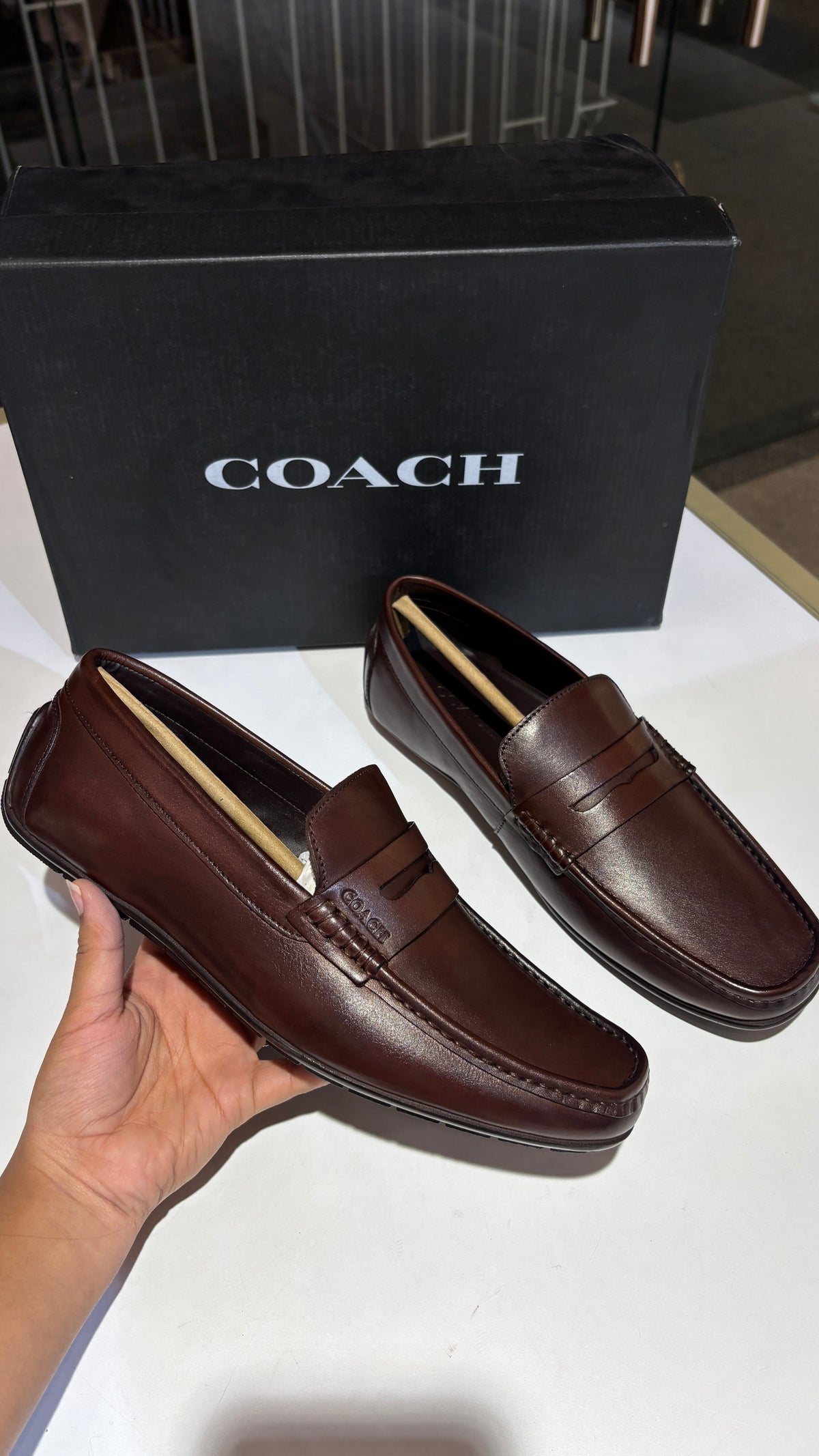 Classic Deep Brown Leather Loafers