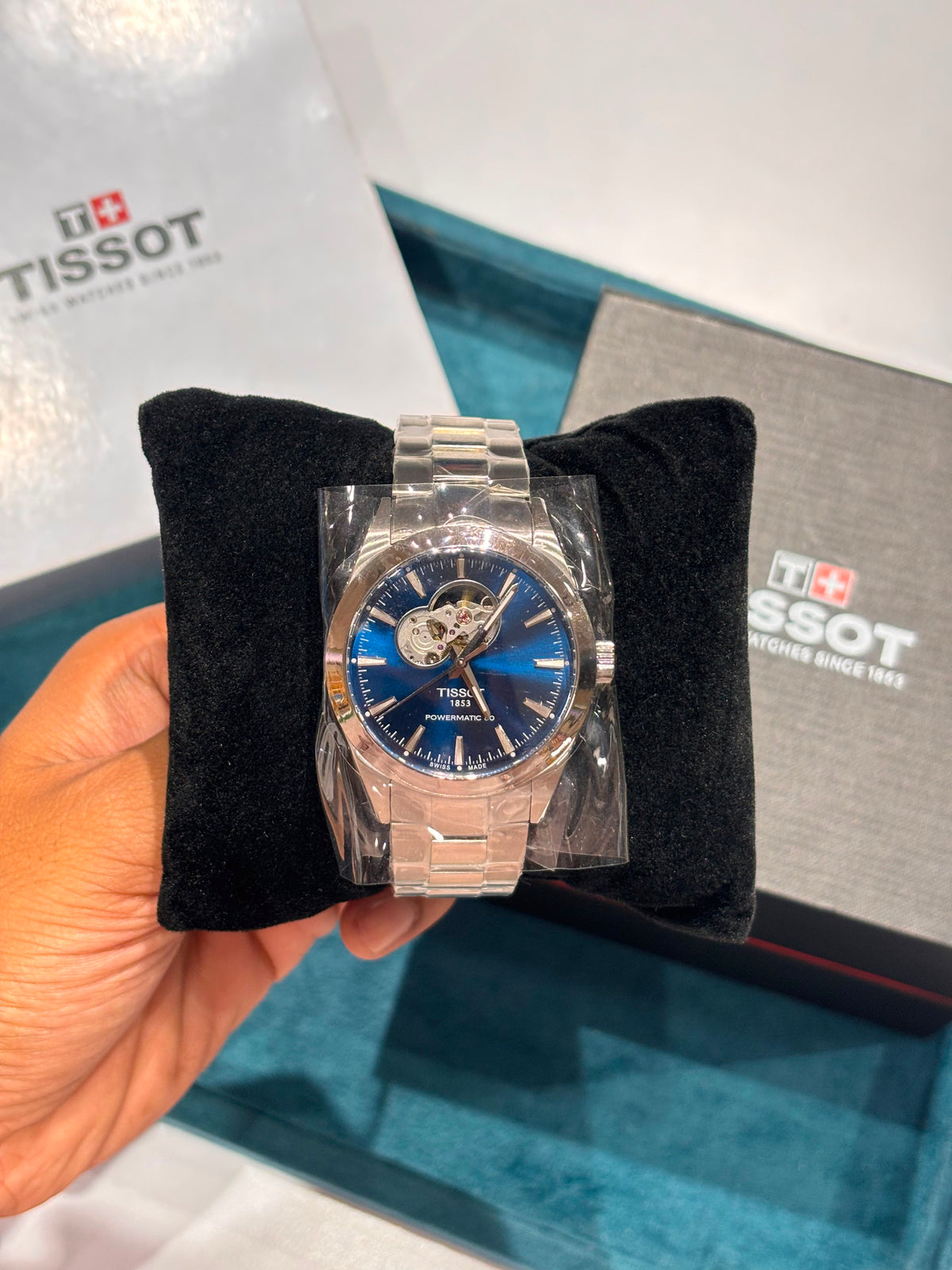 Gentleman Powermatic 80 Open Heart Men 40mm T1274071104101
