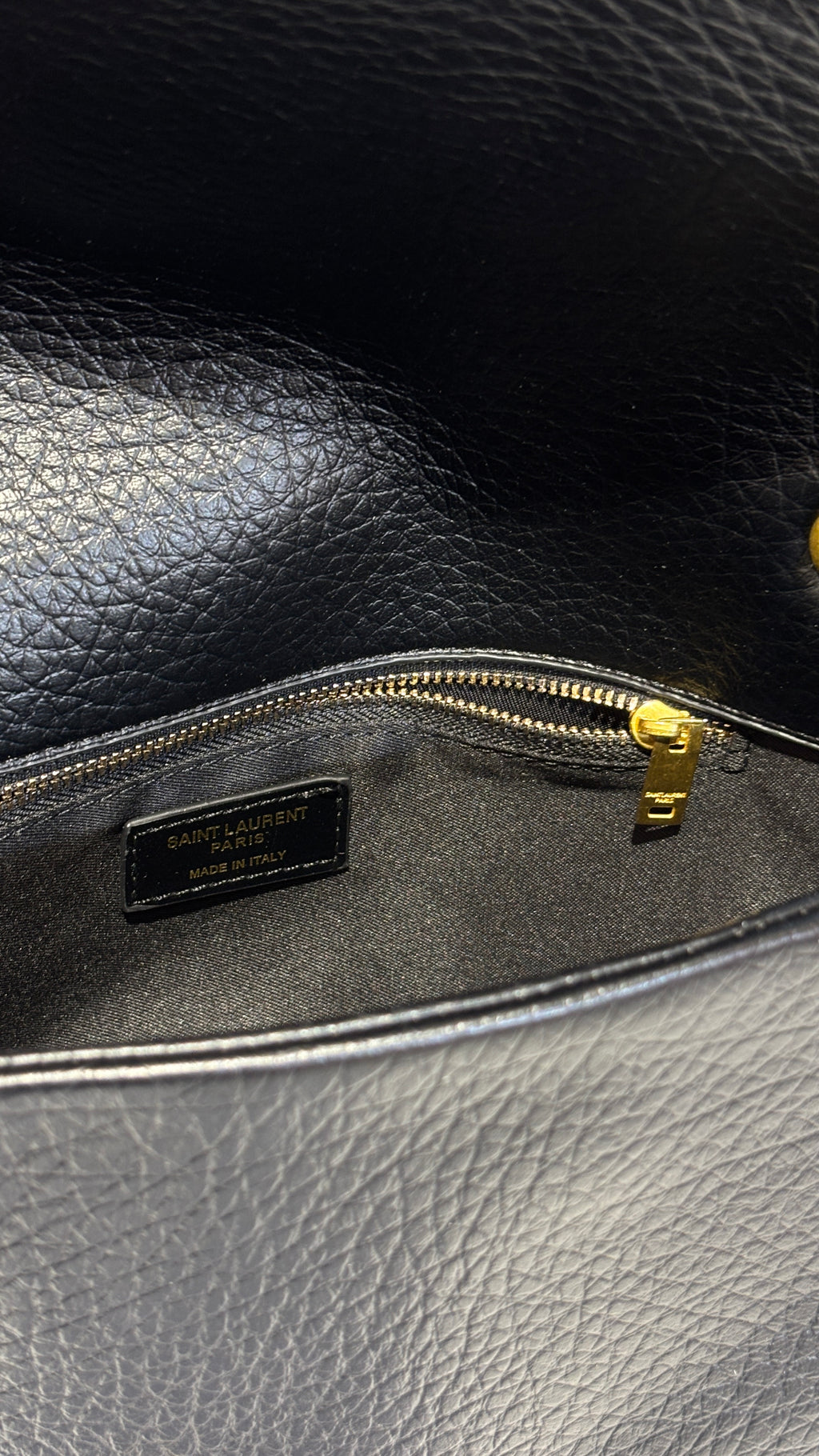 Classic Black Quilted Shoulder Bag