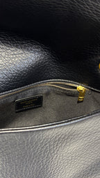 Classic Black Quilted Shoulder Bag