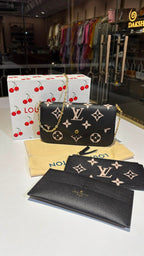 Luxury Monogram 3-in-1 Envelope Crossbody & Wallet set