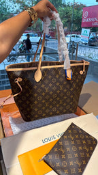 Everyday Monogram Shopper Tote with Removable Pouch