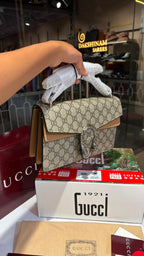 Structured Monogram Flap Bag