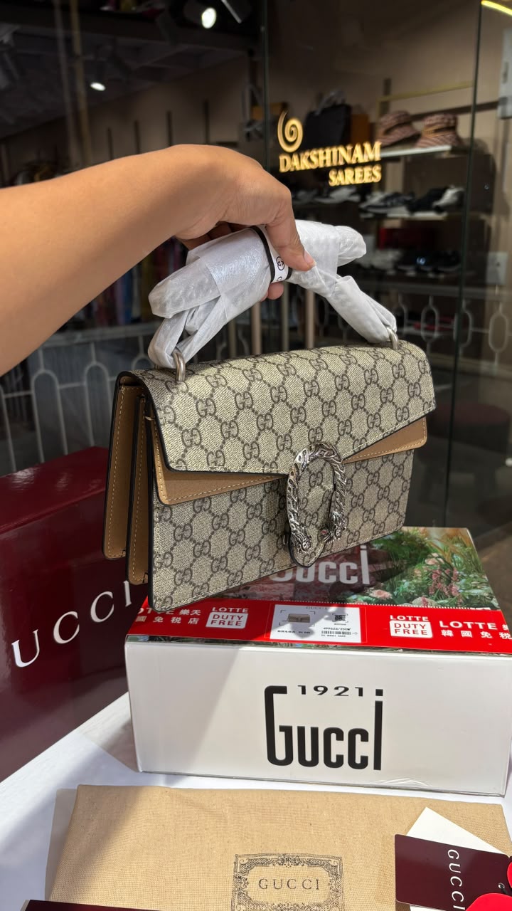 Structured Monogram Flap Bag