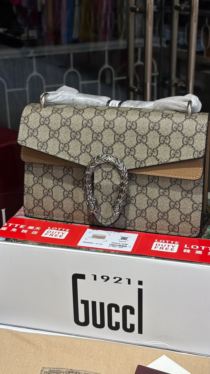 Structured Monogram Flap Bag