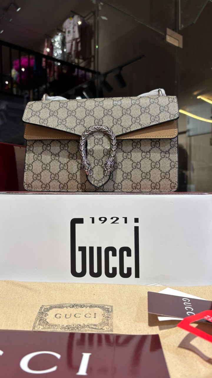 Structured Monogram Flap Bag