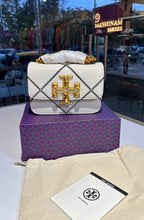 Quilted Geometric Top-Handle Bag