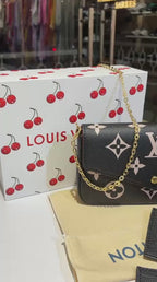 Luxury Monogram 3-in-1 Envelope Crossbody & Wallet set