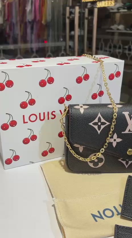 Luxury Monogram 3-in-1 Envelope Crossbody & Wallet set