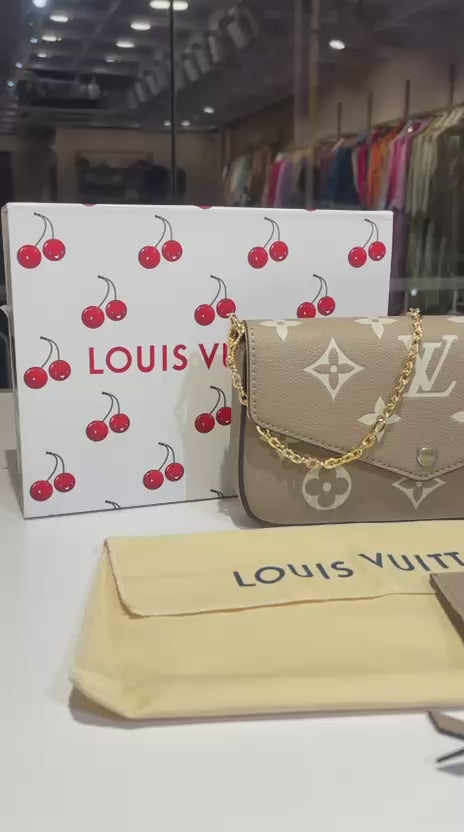 Luxury Monogram 3-in-1 Envelope Crossbody & Wallet set