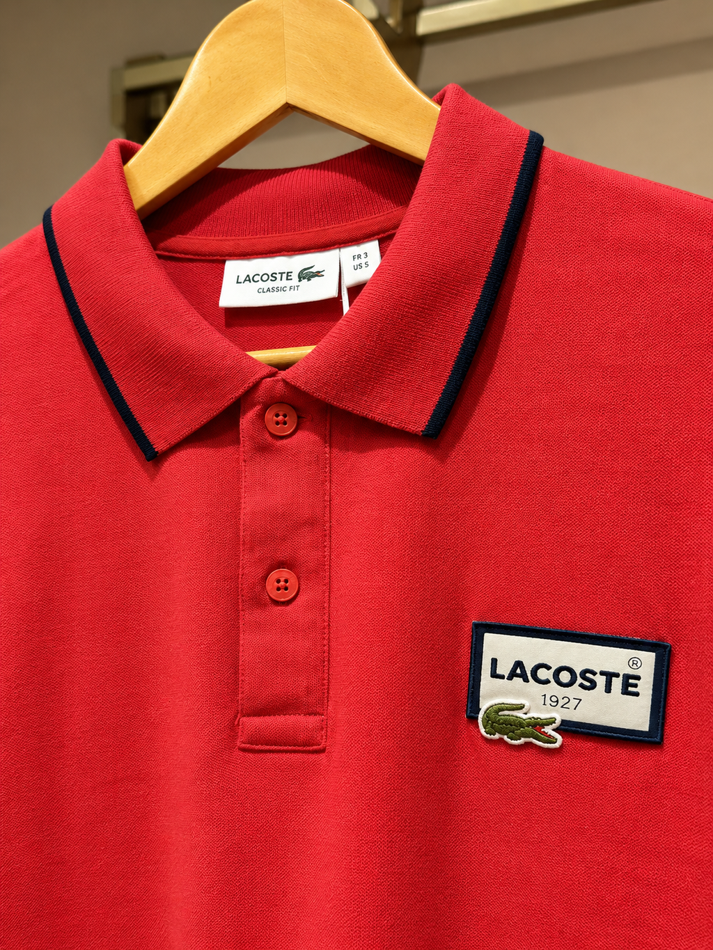 Rad Polo T-shirt With Navy Trim Collar