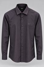 Deep maroon tonal pattern shirt