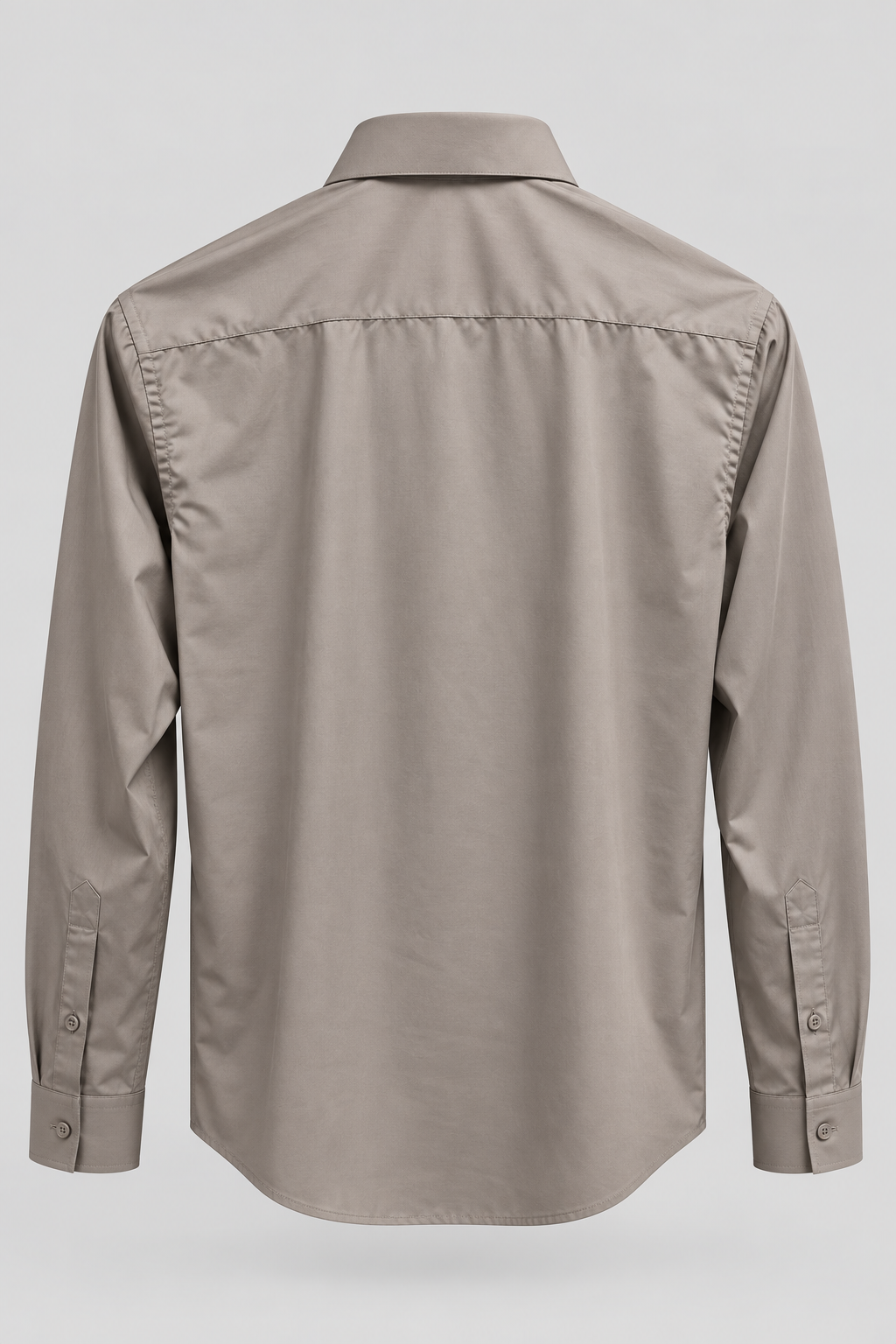 Taupe Brown Classic Formal Shirt
