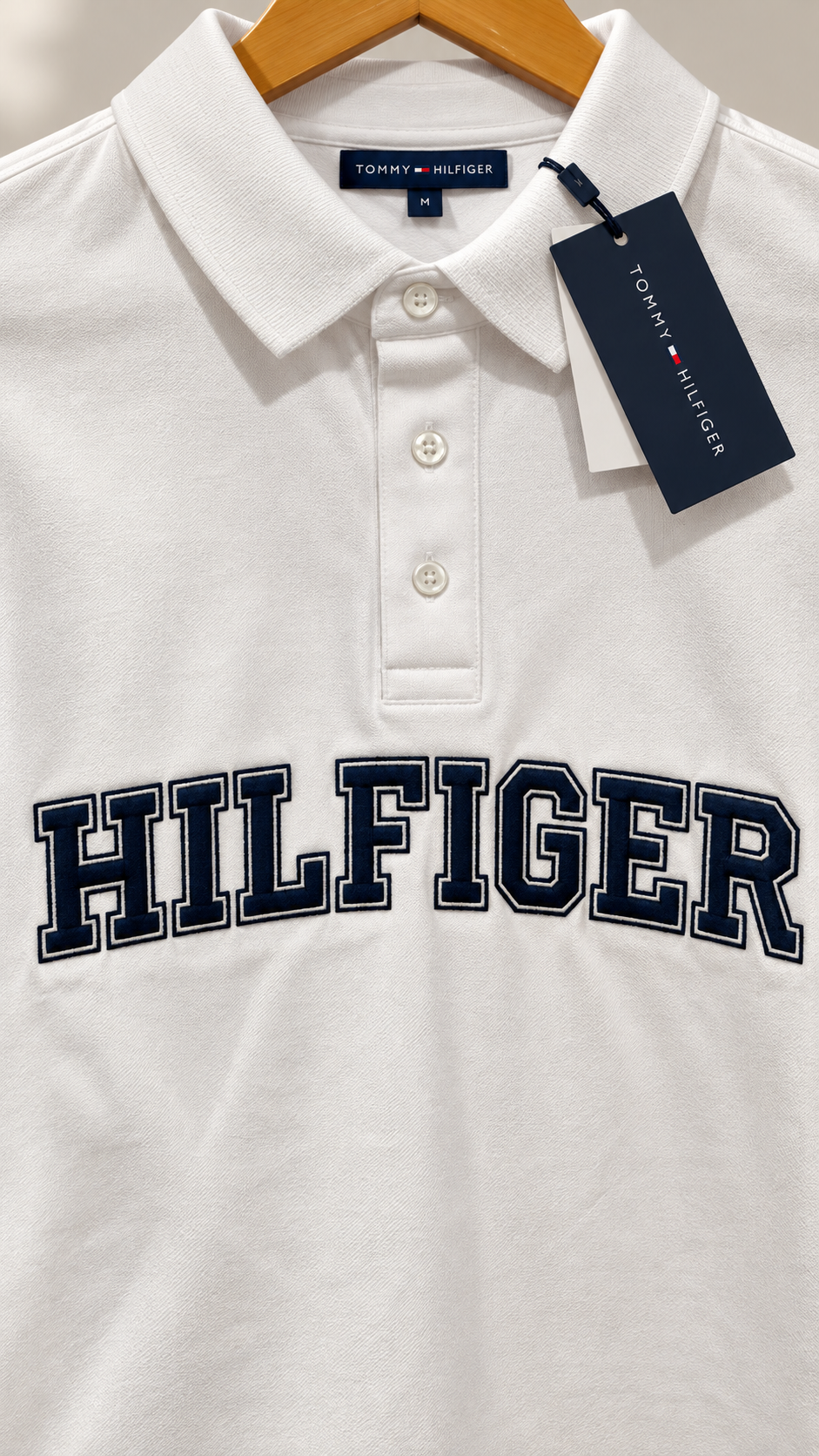 Premium White Textured Polo Shirt with Classic Collar