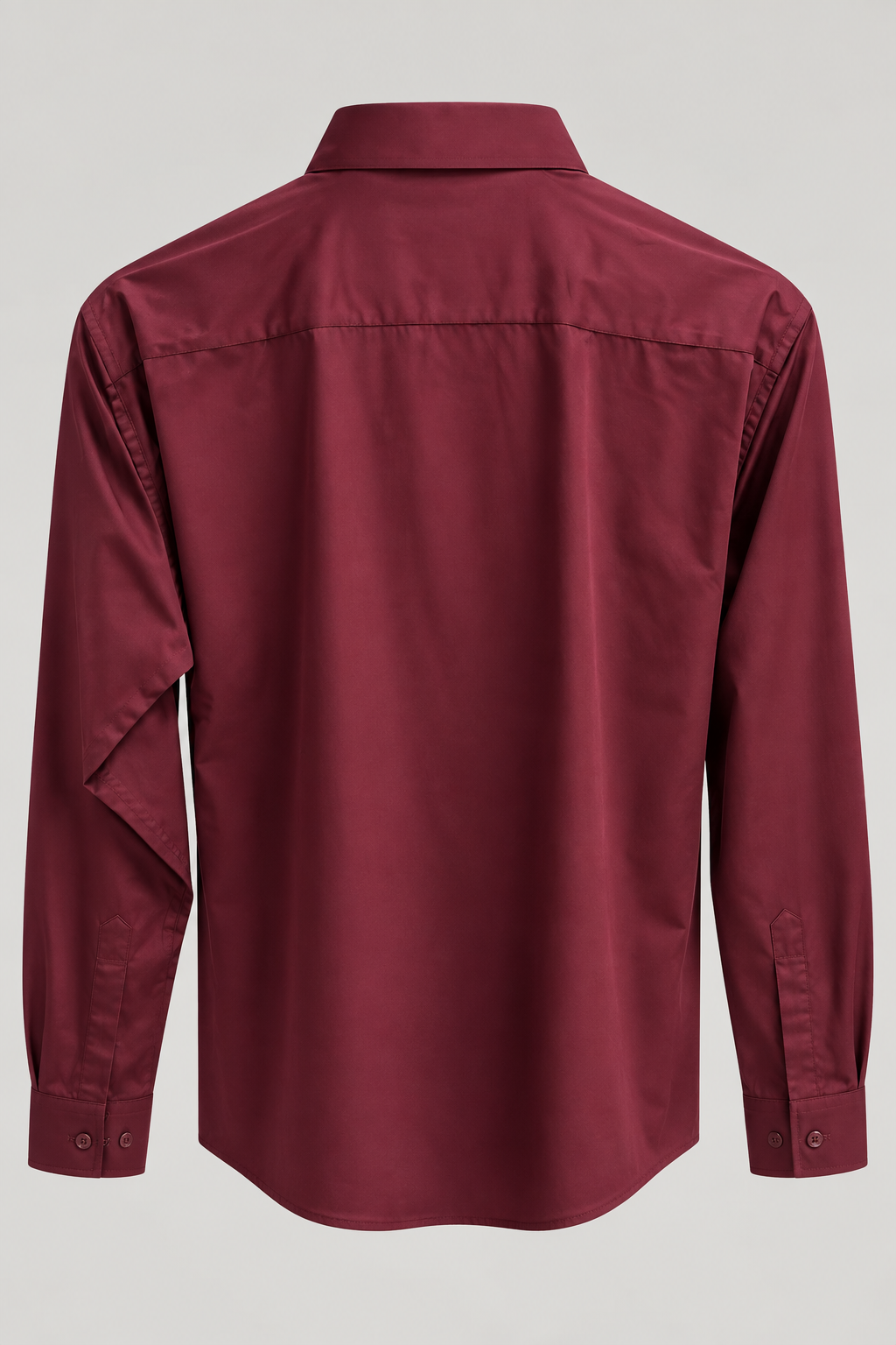 Burgund slim Fit Cotton Shirt
