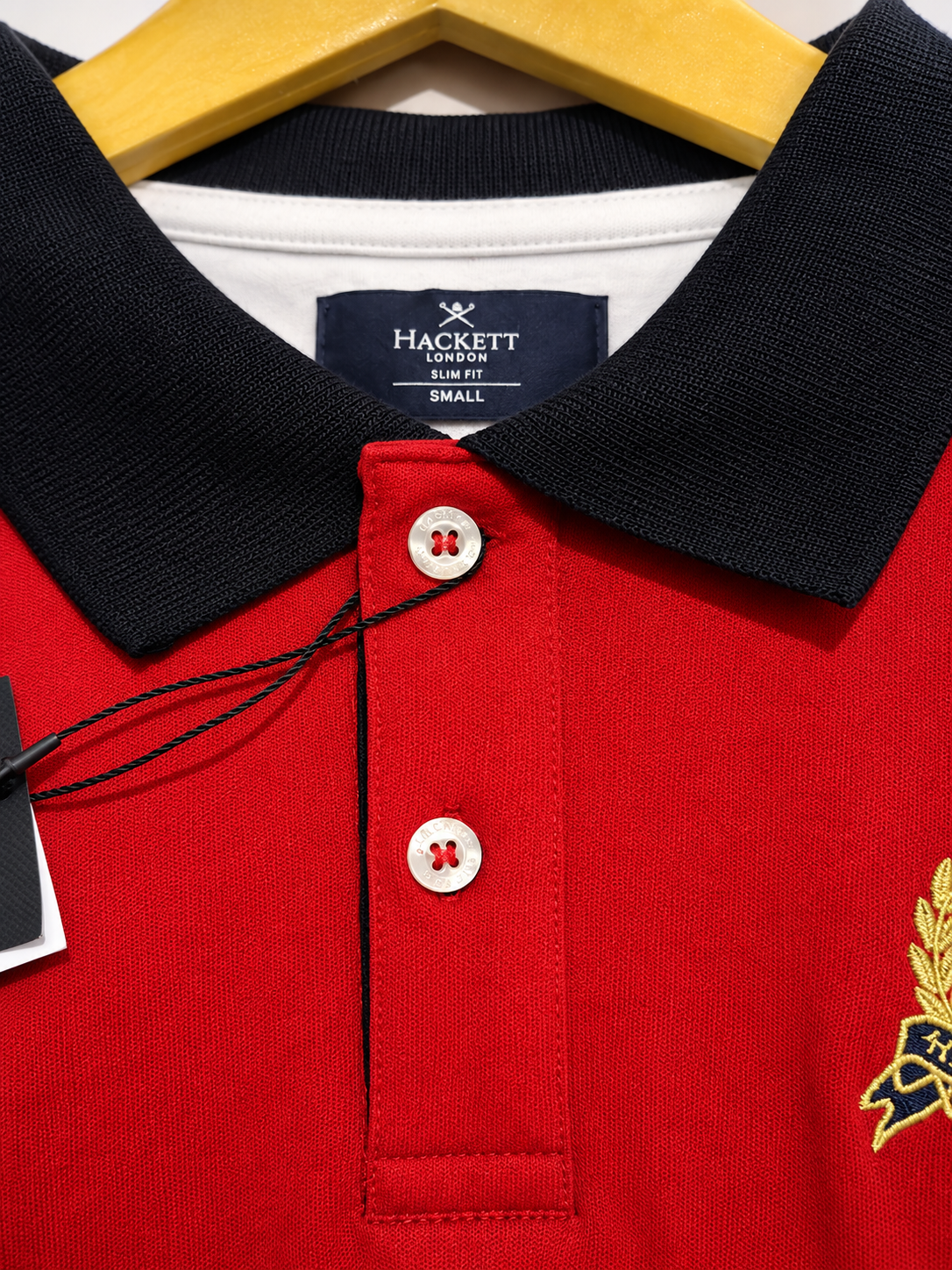Classic Colorblock Crest Polo T-Shirt