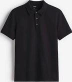 Black T-Shirt Polo